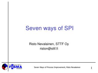 Seven ways of SPI