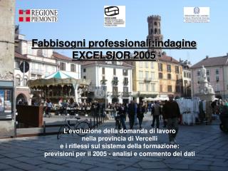 Fabbisogni professionali:indagine EXCELSIOR 2005