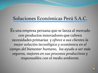 Soluciones Económicas Perú S.A.C.