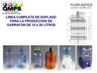 LINEA COMPLETA DE SOPLADO PARA LA PRODUCCION DE GARRAFON DE 10 a 20 LITROS