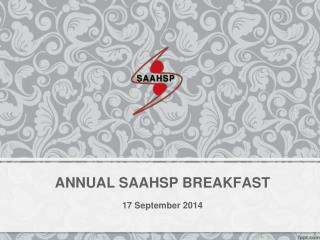 ANNUAL SAAHSP BREAKFAST