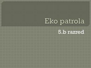 Eko patrola
