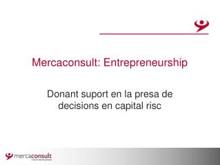 Mercaconsult: Entrepreneurship