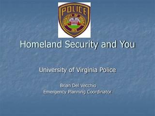 Homeland Security and You