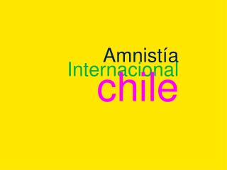 Amnistía Internacional chile