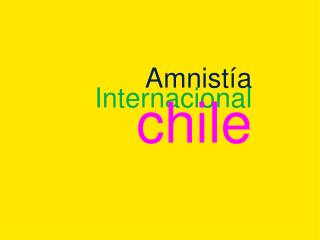 Amnistía Internacional chile