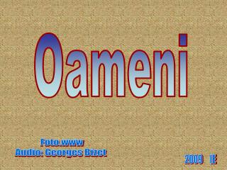 Oameni