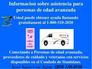 Informacion sobre asistencia para personas de edad avanzada