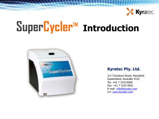 Super Cycler TM Introduction