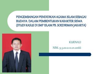 KURNALI DISERTASI UJIAN PROMOSI