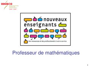 Professeur de mathématiques