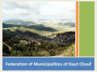 Federation of Municipalities of Haut Chouf