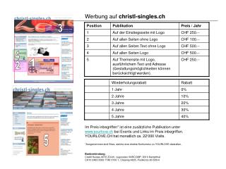 Werbung auf christl-singles.ch