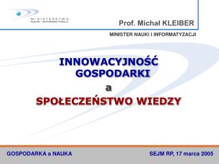 Prof. Michał KLEIBER