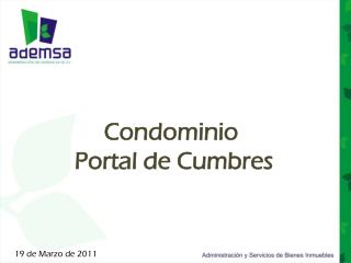 Condominio Portal de Cumbres