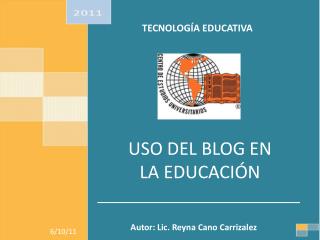 USO DEL BLOG EN LA EDUCACIÓN