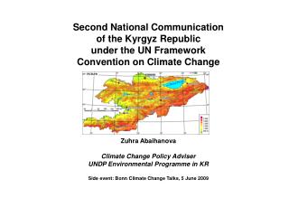 Second National Communication of the Kyrgyz Republic under the UN Framework