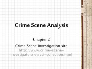 Crime Scene Analysis