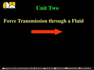 Force Transmission through a Fluid