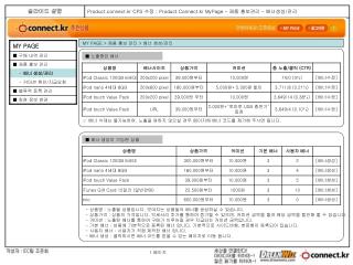 Product.connect.kr CPS 수정 : Product.Connect.kr MyPage – 제품 홍보관리 – 배너생성 / 관리