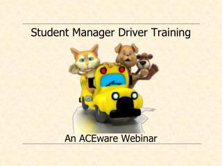 Student Manager Driver Training