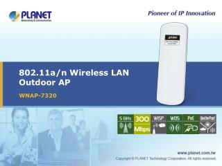 802.11a/n Wireless LAN Outdoor AP