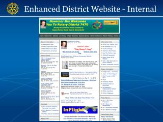 Enhanced District Website - Internal