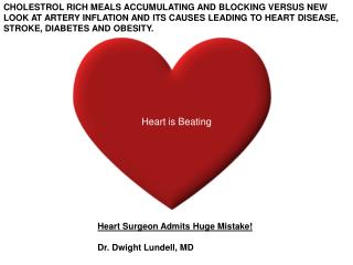 Heart Surgeon Admits Huge Mistake! Dr. Dwight Lundell, MD