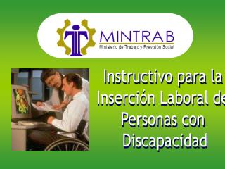 Instructivo para la Inserción Laboral de Personas con Discapacidad