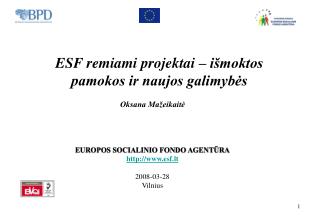 ESF remiami projektai – išmoktos pamokos ir naujos galimybės