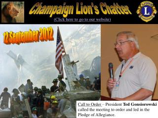 Champaign Lion's Chatter