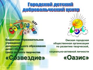 Бюджетное образовательное учреждение дополнительного образования детей г.Омска