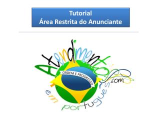 Tutorial Área Restrita do Anunciante