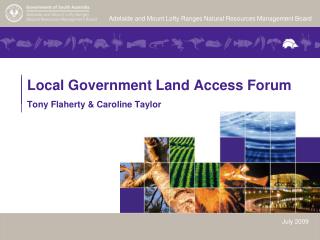 Local Government Land Access Forum