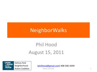 NeighborWalks