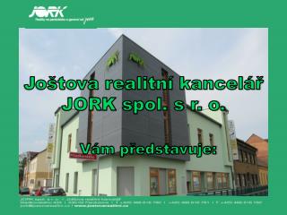 Joštova realitní kancelář JORK spol. s r. o.