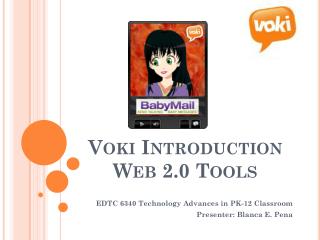 Voki Introduction Web 2.0 Tools