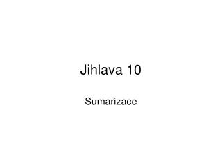 Jihlava 10