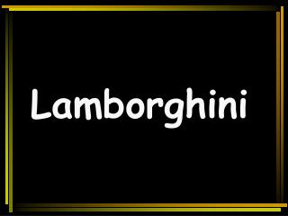 Lamborghini