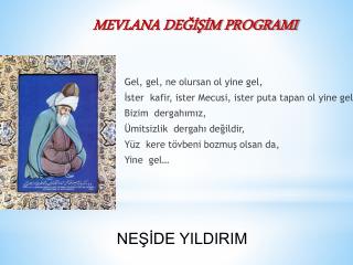 MEVLANA DEĞİŞİM PROGRAMI