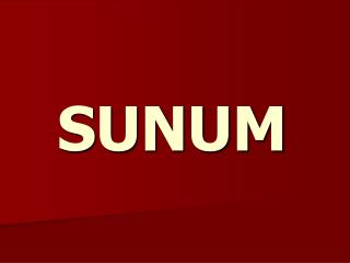 SUNUM