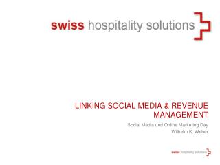 Linking Social Media &amp; Revenue Management