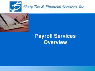 Payroll Services Overview