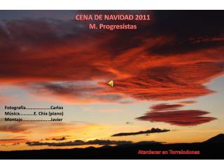 CENA DE NAVIDAD 2011 M. Progresistas