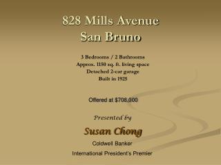 828 Mills Avenue San Bruno