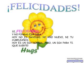 ¡FELICIDADES!