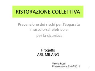 RISTORAZIONE COLLETTIVA