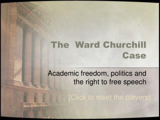 The Ward Churchill Case