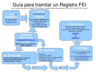 Bajar el FORMATO de solicitud de Registro FEI