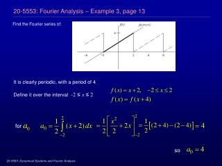 20-5553: Fourier Analysis – Example 3, page 13
